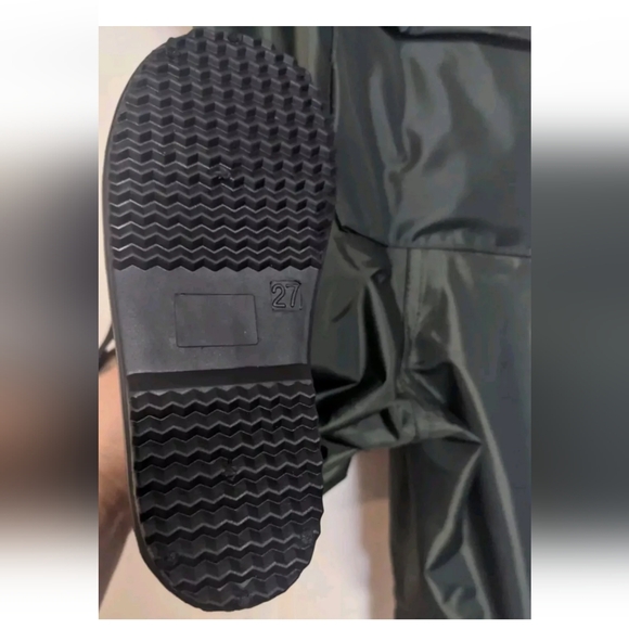 TideWe Chest Waders Fishing Green Childrens Boot Size 27 Bibs Overalls 2T 3T - Picture 4 of 16